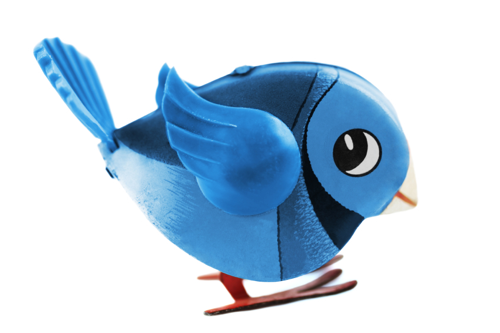 Clockwork Twitter bird