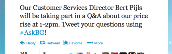 British Gas Twitter Q&A