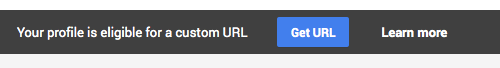 Google+ Get URL